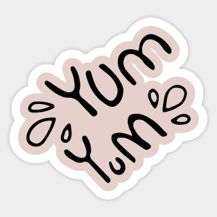 Yum Yum Sticker